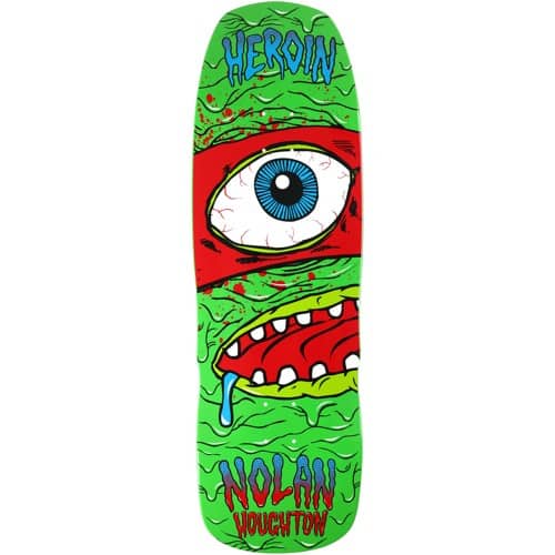 HEROIN SKATEBOARDS ヘロイン デッキ NOLAN MUTATION DECK 10.1インチ NO70 Heroin Nolan Mutation 10.1 Skateboard Deck | Tactics