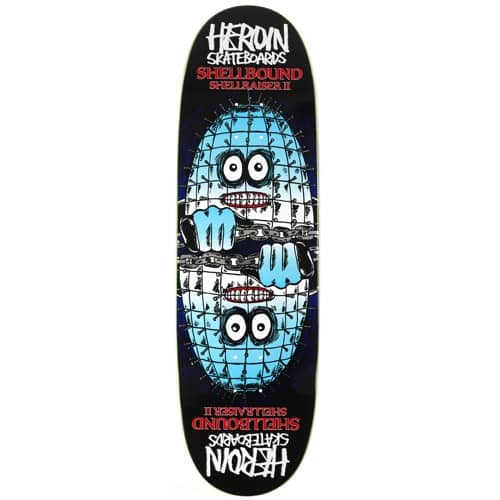 Heroin Shellbound 9.5 Symmetrical Shape Skateboard Deck