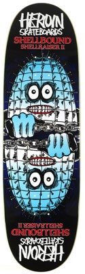 Heroin Shellbound 9.5 Symmetrical Shape Skateboard Deck - view large