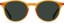 RAEN Basq 50mm Polarized Sunglasses - honey/green polarized lens - front