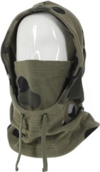Burton Burke Hood Face Mask - forest moss cookie camo