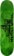 The Heated Wheel Grasshopper 8.0 Skateboard Deck - green