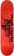 The Heated Wheel Grasshopper 8.0 Skateboard Deck - red
