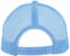 April Full Circle Trucker Hat - white/light blue - reverse
