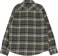 Brixton Bowery Flannel - cypress green/washed navy/whitecap - reverse