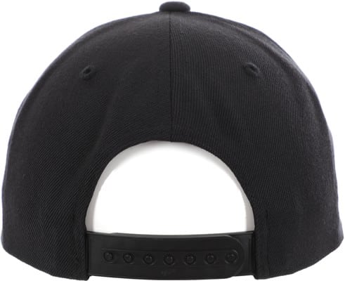【FUCKING AWESOME】 THREE SPIRAL SNAPBACK BLACK Fucking Awesome Three Spiral Snapback Hat Black/White - Escapist