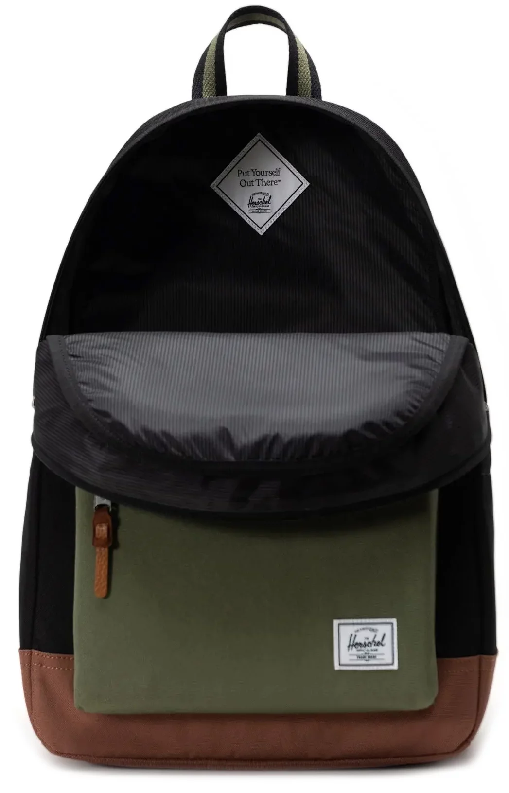 Herschel Supply Heritage V2 Backpack black/four leaf clover