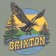 Brixton Ridgewood T-Shirt - laurel wreath - front detail