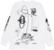 Last Resort AB Expando L/S T-Shirt - white/black - reverse