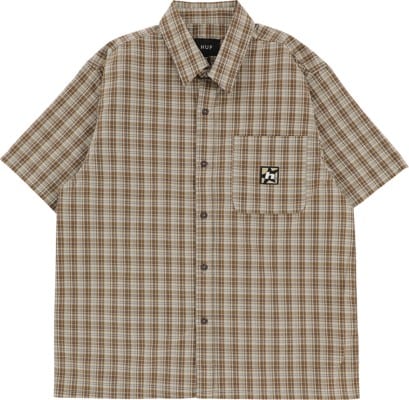 HUF H Star Plaid S/S Shirt - putty - view large