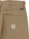 HUF Mason Pants - putty - reverse detail
