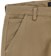 HUF Mason Pants - putty - front detail