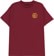 Spitfire Spitfire x Grimple Stix - Flying Grimple T-Shirt - burgundy - front