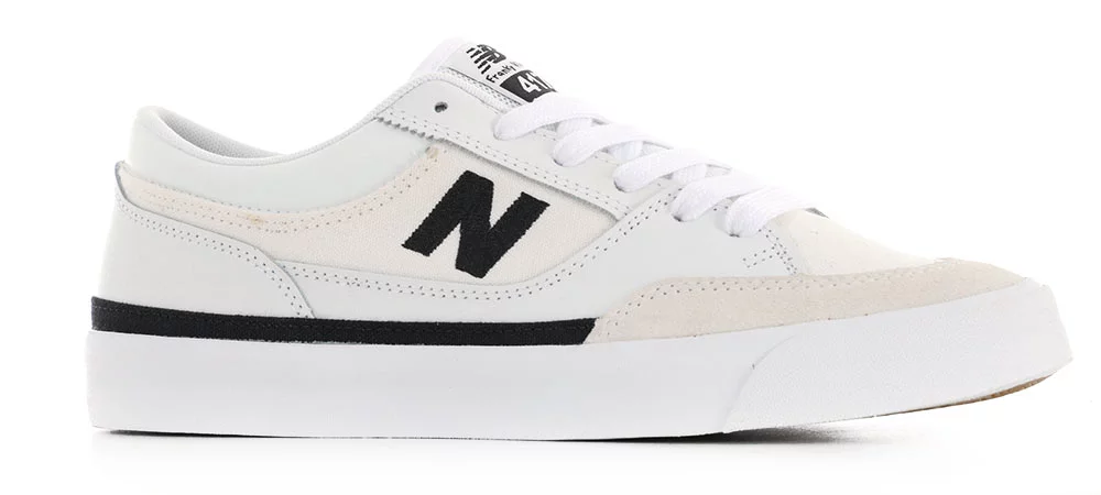 New balance skate white deals