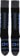 DAKINE Thinline Merino Snowboard Socks - black/blue - front