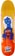 Krooked Tino Razo Guest Pro 8.62 Wheel Wells Skateboard Deck - red/yellow fade