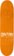 Bacon Skateboards Mini 7.3 Skateboard Deck - orange - top