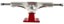Slappy ST1 Slappy Lights Skateboard Trucks - polished/red 8.5 - reverse