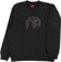 Vans Skate Hold Hands Crew Sweatshirt - black - alternate