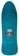 StrangeLove Anita Guest Pro 9.6 Skateboard Deck - blue stain - top