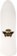 StrangeLove Anita Guest Pro 9.6 Skateboard Deck - white dip - top