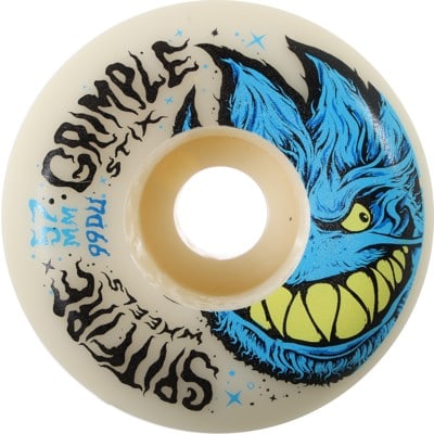 Spitfire Grimplehead Formula Four Lock-In Full Skateboard Wheels - natural/blue (99d) - view large