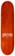Bacon Skateboards Classic Logo 8.5 Skateboard Deck - top - feature image may not show selected color