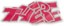 There DSPH 7" Sticker - silver/pink