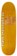 Fixer Looker 9.3 Skateboard Deck - yellow