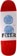 Fixer Spirals 9.8 Skateboard Deck - red