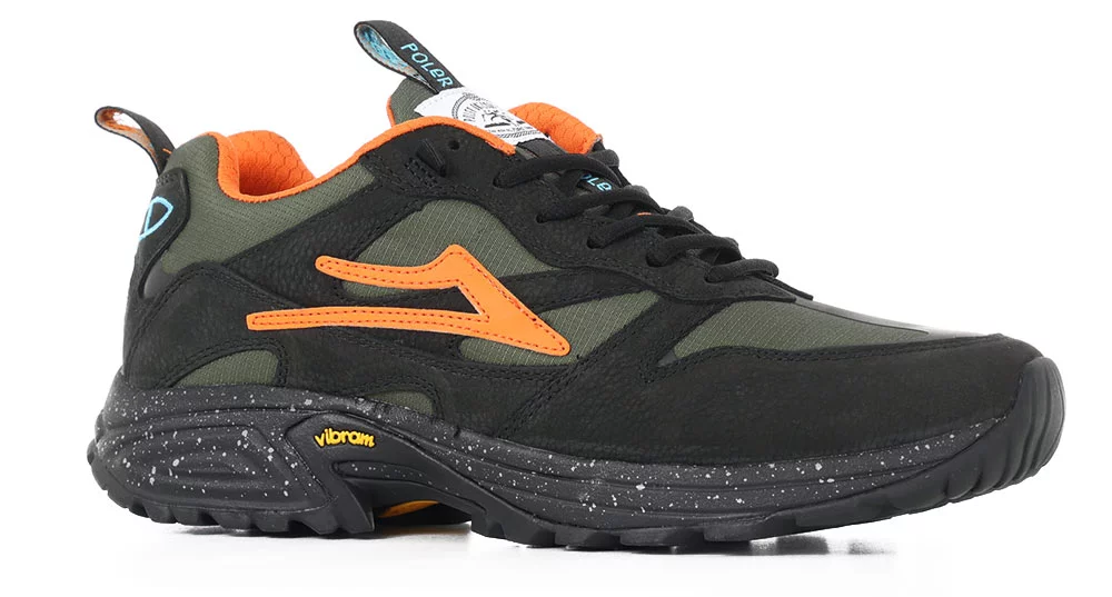 Lakai EVO 2.0 Trail Shoes poler black multi suede Tactics