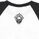 Creature Listen To 3/4 Sleeve T-Shirt - white/black - reverse detail