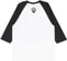 Creature Listen To 3/4 Sleeve T-Shirt - white/black - reverse