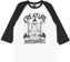 Creature Listen To 3/4 Sleeve T-Shirt - white/black