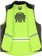 Creature Crete-Ture DIY Work Vest Jacket - asphalt/neon green - open
