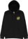 Santa Cruz Kendall Wolf Dot Zip Hoodie - black - front