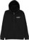 Independent ITC Stained Zip Hoodie - black - front