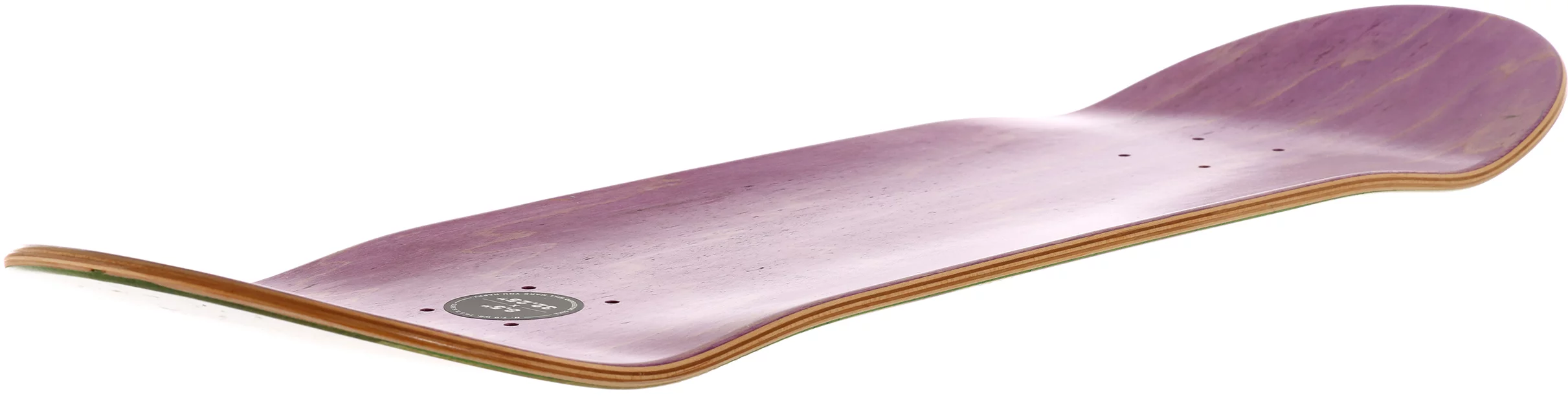 Tactics Oval Logo Skateboard Deck - brown