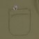 Santa Cruz Screaming Hand Utility Pocket T-Shirt - olive - front detail