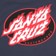 Santa Cruz True Oval Flame Dot T-Shirt - navy - reverse detail