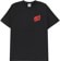 Santa Cruz Meek Concrete Slasher T-Shirt - black - front