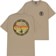 Creature Fiend Crest T-Shirt - dusty brown
