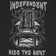 Independent RTB Lightning T-Shirt - black - front detail