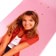 Welcome Britney Spears Baby One More Time 9.5 Boline 2.0 Shape Skateboard Deck - pink glitter - angle