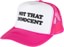 Welcome Britney Spears Innocent Puff-Print Trucker Hat - pink