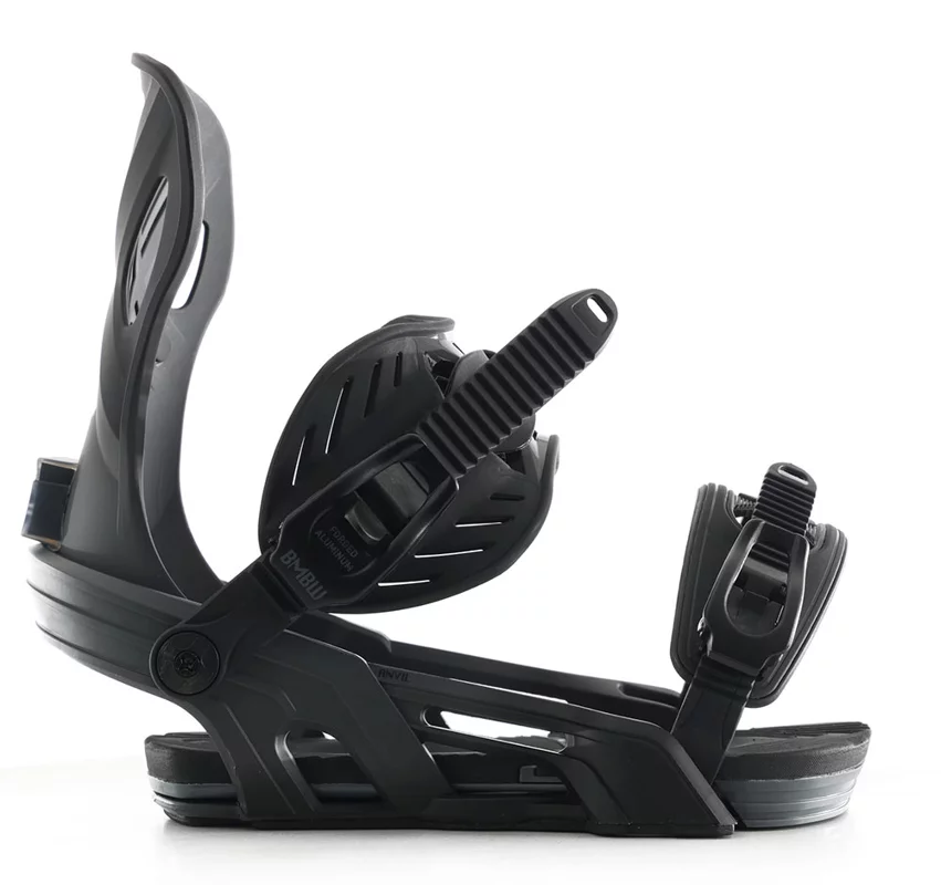 Bent Metal Anvil Snowboard Bindings 2026 - black/grey | Tactics