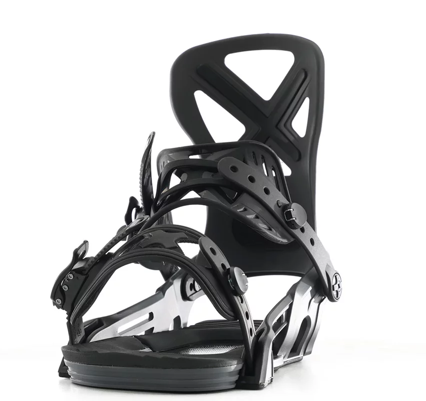 Bent Metal Anvil Snowboard Bindings 2026 - black/grey | Tactics