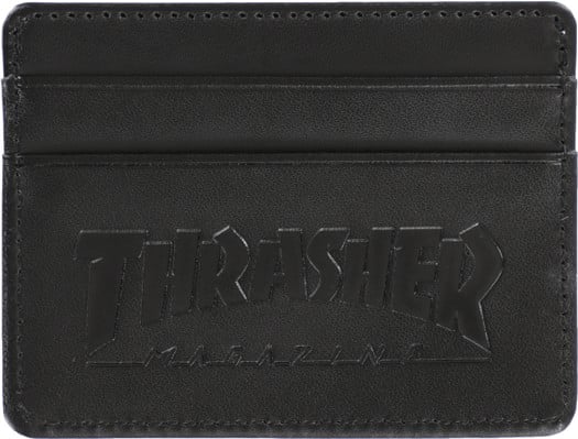 Thrasher Leather Card Wallet - black - view large