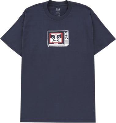 Obey TV T-Shirt - navy - view large