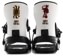 Bent Metal Axtion Snowboard Bindings 2025 - (forest bailey) black/white - backs